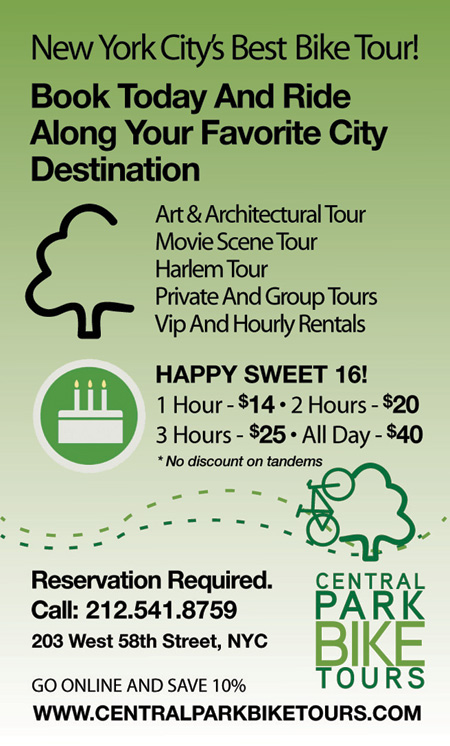 Central Park Bike Tours and Rentals